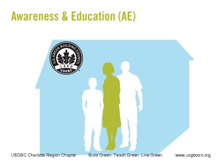 USGBC Charlotte Region Chapter Build Green. Teach Green. Live Green. www. usgbccrc. org 