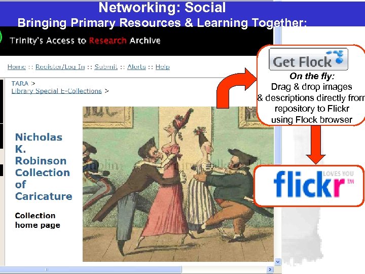 Networking: Social February 200 Bringing Primary Resources & Learning Together: On the fly: Drag