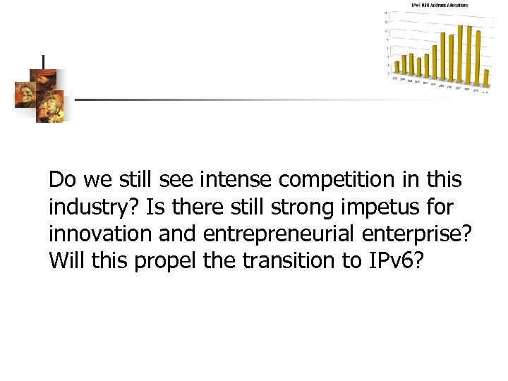 Do we still see intense competition in this industry? Is there still strong impetus