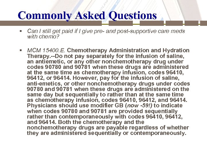 Commonly Asked Questions § Can I still get paid if I give pre- and