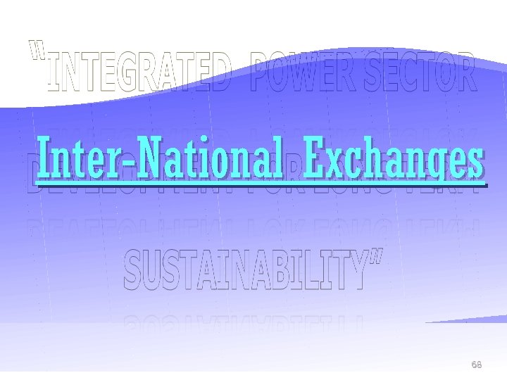 Inter-National Exchanges 68 