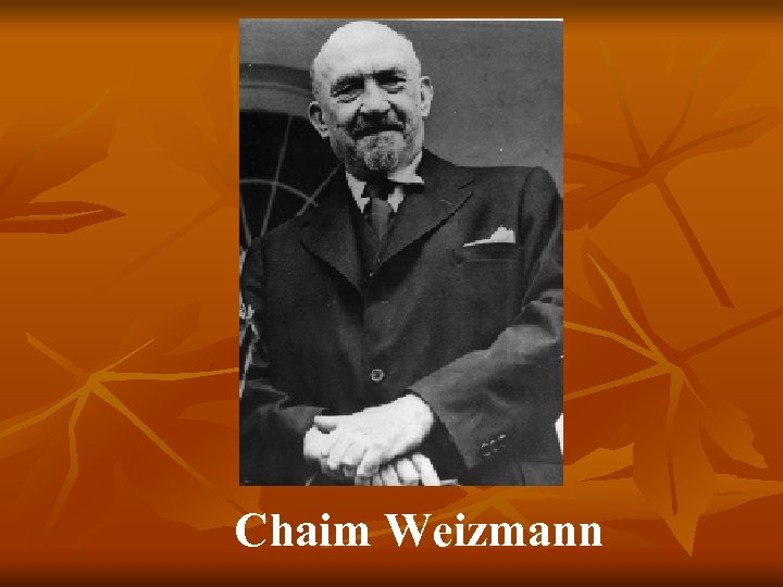 Chaim Weizmann 