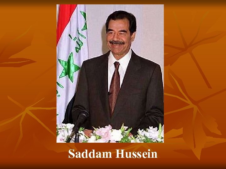 Saddam Hussein 