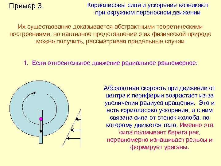 Е движения. Кориолисова сила и ускорение. Кориолисово движение примеры. Кориолисово ускорение возникает. Переносная и Кориолисова силы.