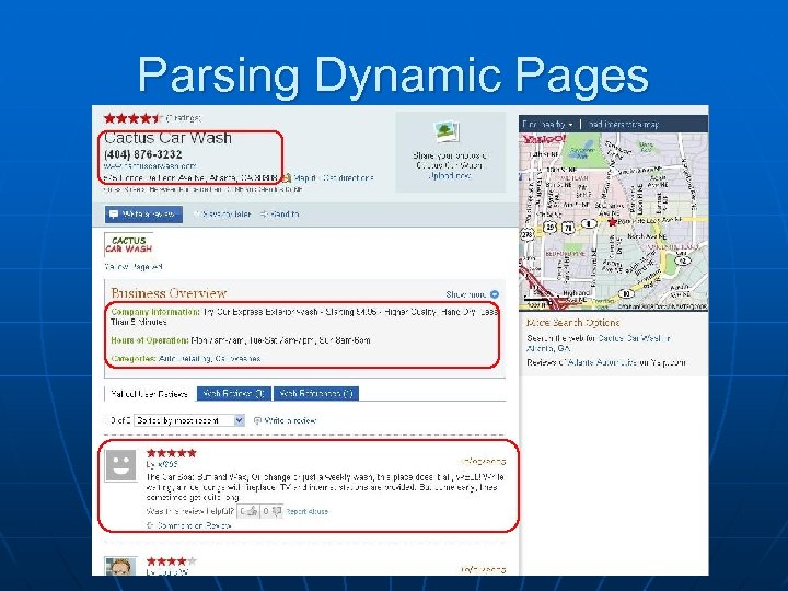 Parsing Dynamic Pages 