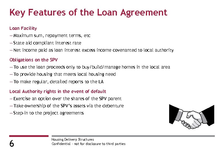 Key Features of the Loan Agreement Loan Facility — Maximum sum, repayment terms, etc