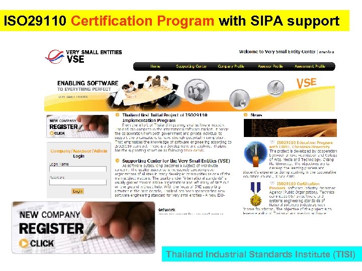 ISO 29110 Certification Program with SIPA support Thailand Industrial Standards Institute (TISI) 