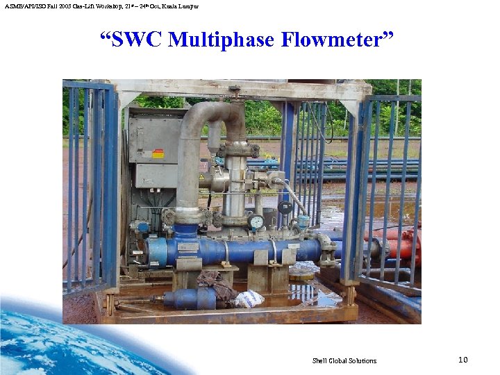 ASME/API/ISO Fall 2003 Gas-Lift Workshop, 21 st – 24 th Oct, Kuala Lumpur “SWC