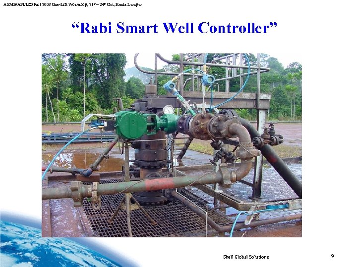 ASME/API/ISO Fall 2003 Gas-Lift Workshop, 21 st – 24 th Oct, Kuala Lumpur “Rabi