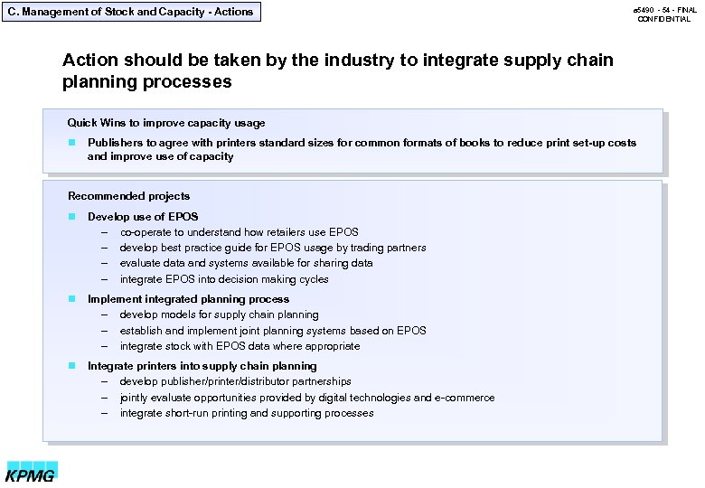 C. Management of Stock and Capacity - Actions a 5490 - 54 - FINAL