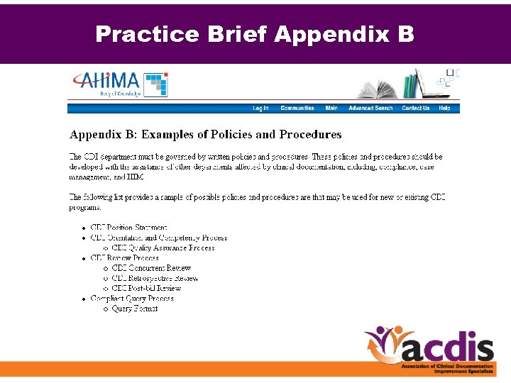 Practice Brief Appendix B 