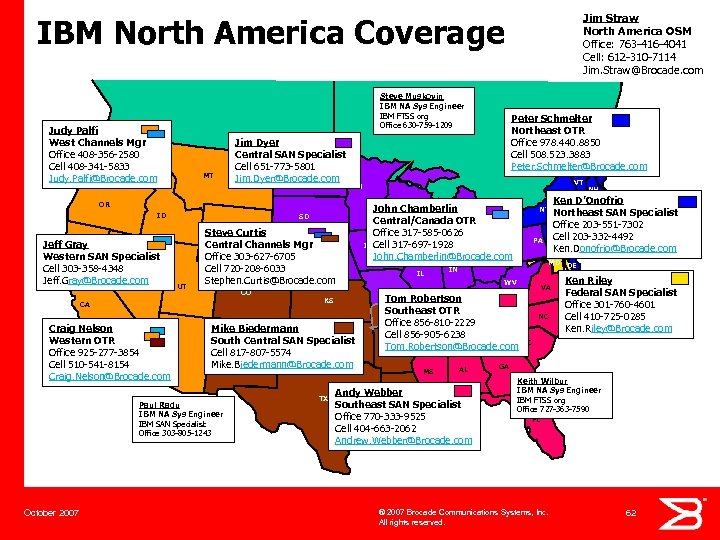Jim Straw North America OSM Office: 763 -416 -4041 Cell: 612 -310 -7114 Jim.