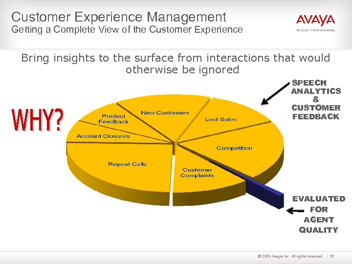 Customer Experience Management Getting a Complete View of the Customer Experience Bring insights to