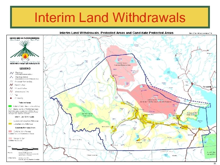 Interim Land Withdrawals 
