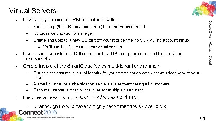 Virtual Servers Leverage your existing PKI for authentication Familiar org (/Iris, /Renovations, etc. )