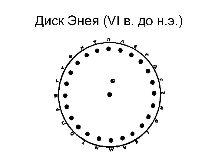 Диск Энея (VI в. до н. э. ) 