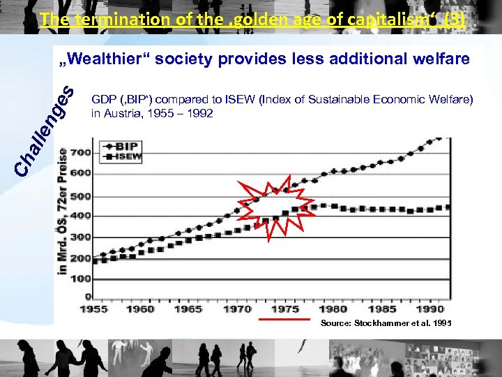 The termination of the ‚golden age of capitalism‘ (3) s „Wealthier“ society provides less