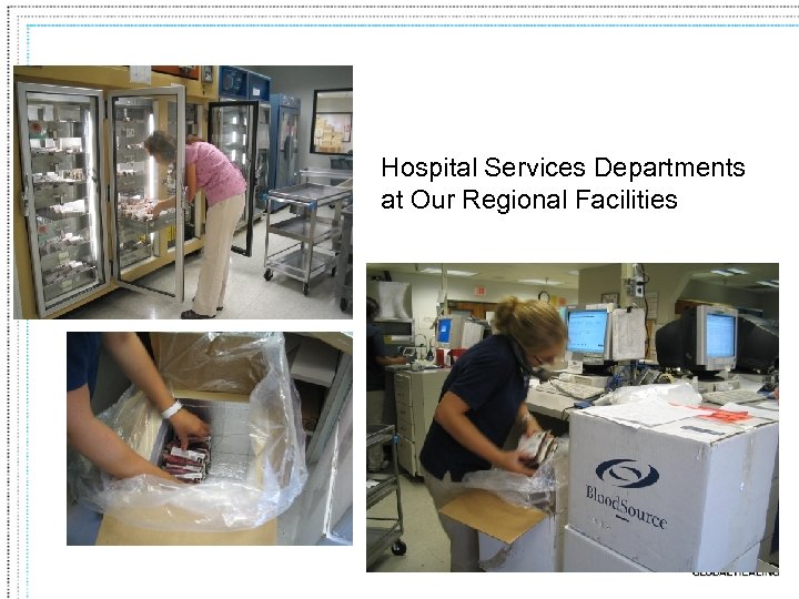 Hospital Services Departments at Our Regional Facilities 
