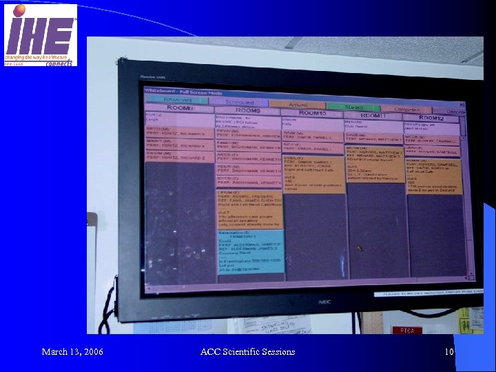 March 13, 2006 ACC Scientific Sessions 10 