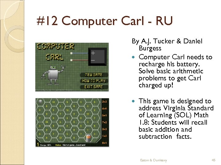 #12 Computer Carl - RU By A. J. Tucker & Daniel Burgess Computer Carl
