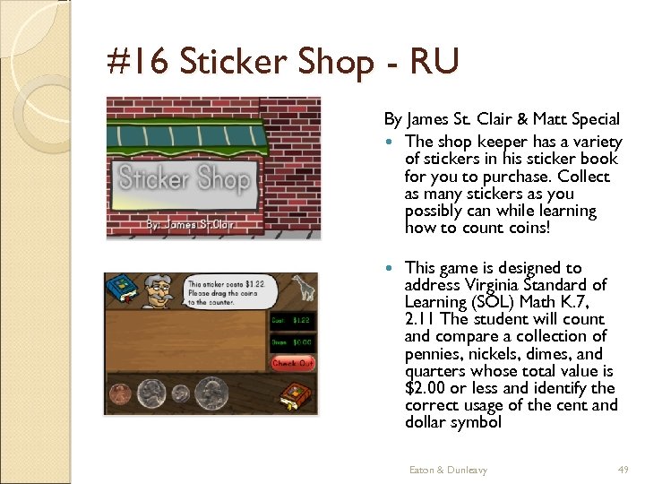 #16 Sticker Shop - RU By James St. Clair & Matt Special The shop