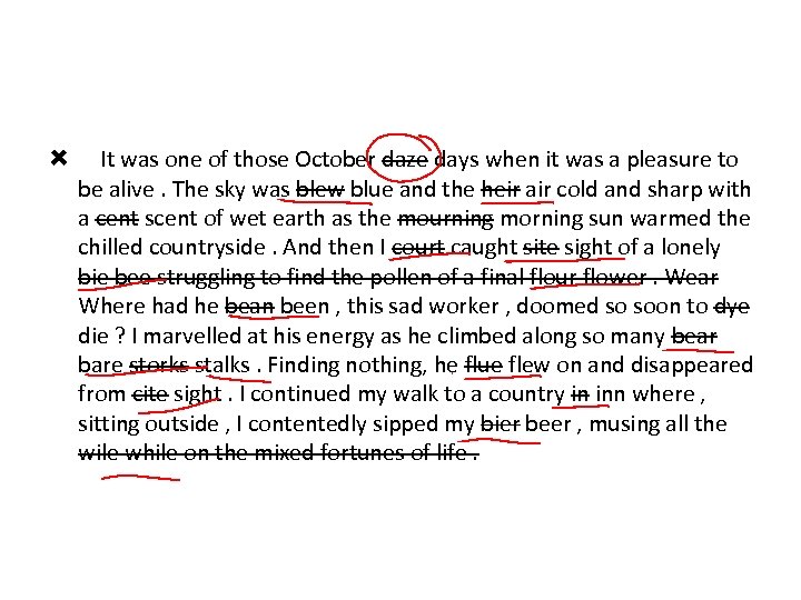  It was one of those October daze days when it was a pleasure