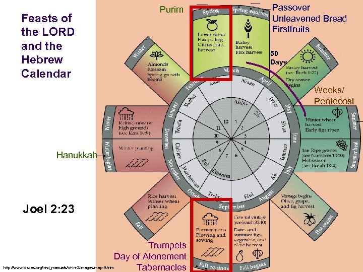 Feasts of the LORD and the Hebrew Calendar Purim Passover Unleavened Bread Firstfruits 50