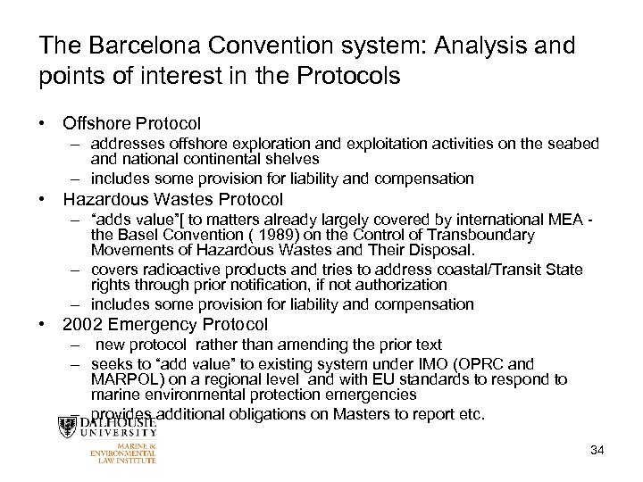 The Barcelona Convention system: Analysis and points of interest in the Protocols • Offshore