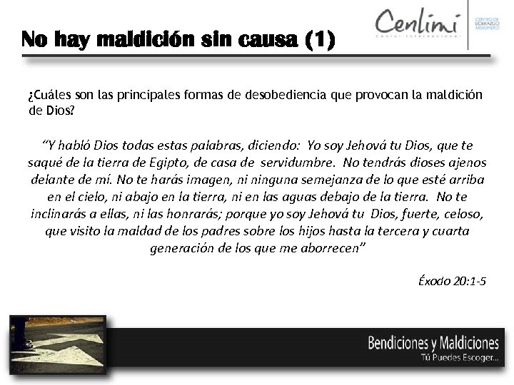 No hay maldición sin causa (1) ¿Cuáles son las principales formas de desobediencia que