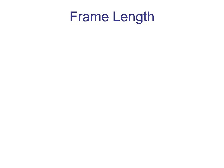 Frame Length 