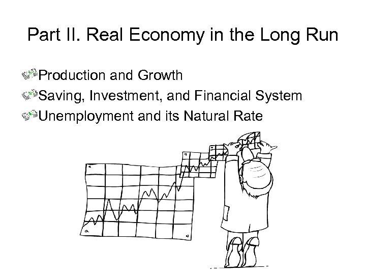 Part II. Real Economy in the Long Run Production and Growth Saving, Investment, and