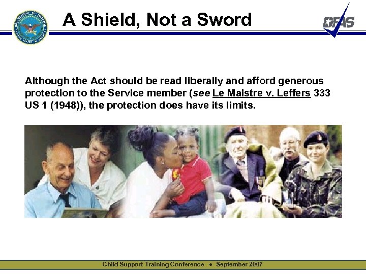 A Shield, Not a Sword Although the Act should be read liberally and afford