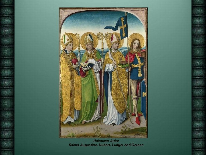 Unknown Artist Saints Augustine, Hubert, Ludger and Gereon 