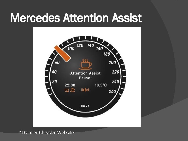 Mercedes Attention Assist *Daimler Chrysler Website 