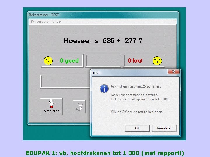 EDUPAK 1: vb. hoofdrekenen tot 1 000 (met rapport!) 