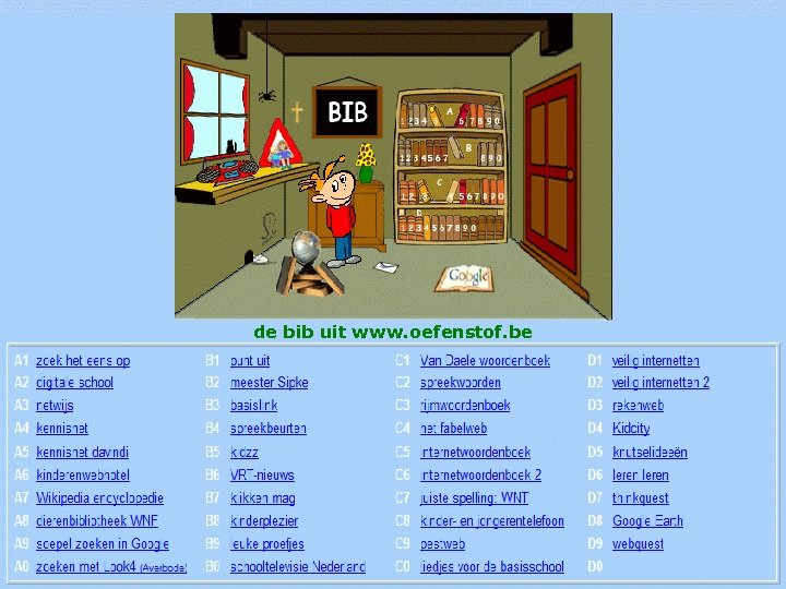 de bib uit www. oefenstof. be 