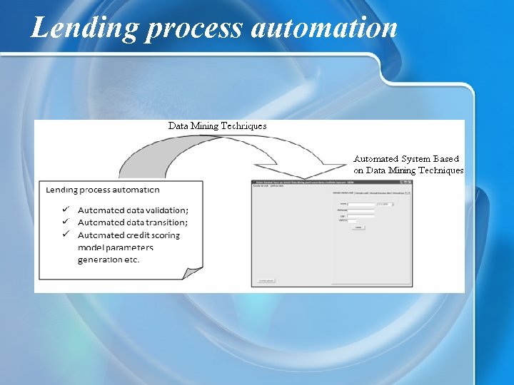 Lending process automation 