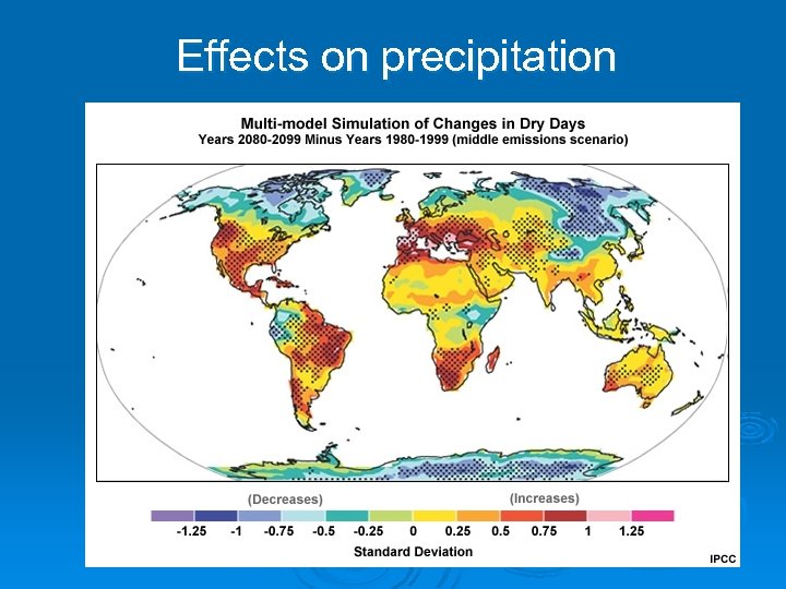 Effects on precipitation 