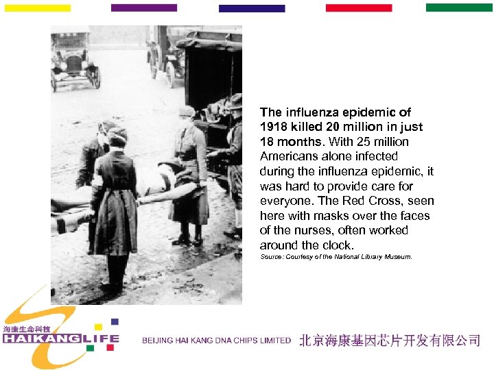 The influenza epidemic of 1918 killed 20 million in just 18 months. With 25