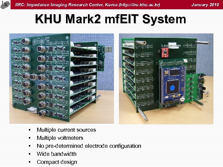 IIRC: Impedance Imaging Research Center, Korea (http: //iirc. khu. ac. kr) KHU Mark 2