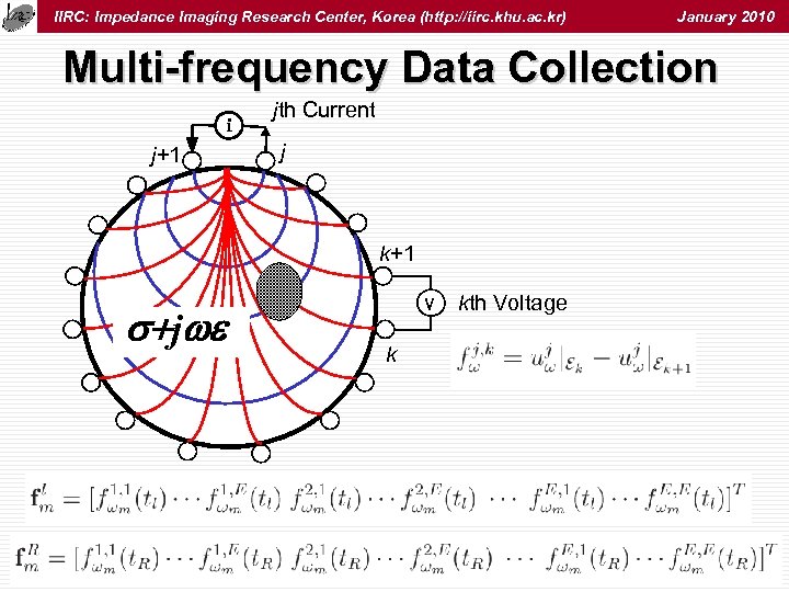IIRC: Impedance Imaging Research Center, Korea (http: //iirc. khu. ac. kr) January 2010 Multi-frequency