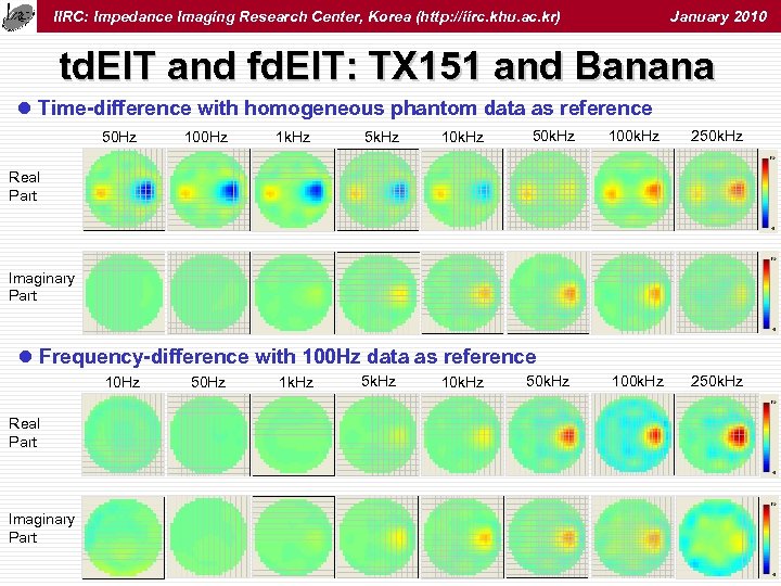 IIRC: Impedance Imaging Research Center, Korea (http: //iirc. khu. ac. kr) January 2010 td.