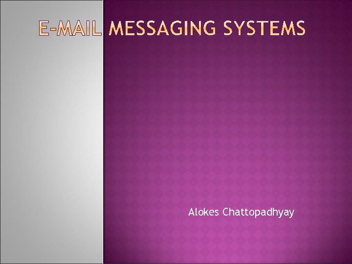 Alokes Chattopadhyay 