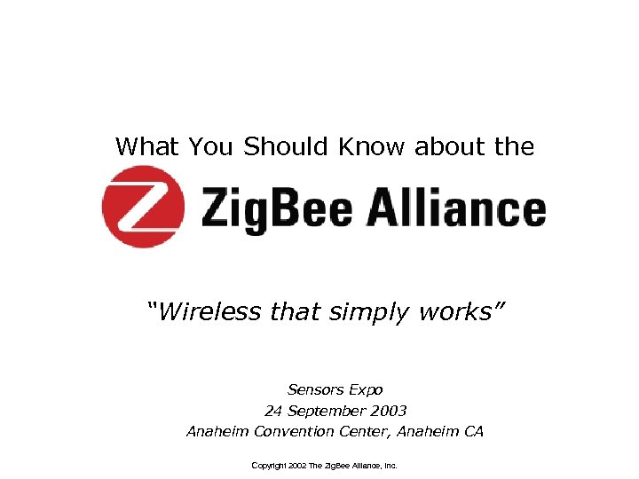 What You Should Know about the “Wireless that simply works” Sensors Expo 24 September