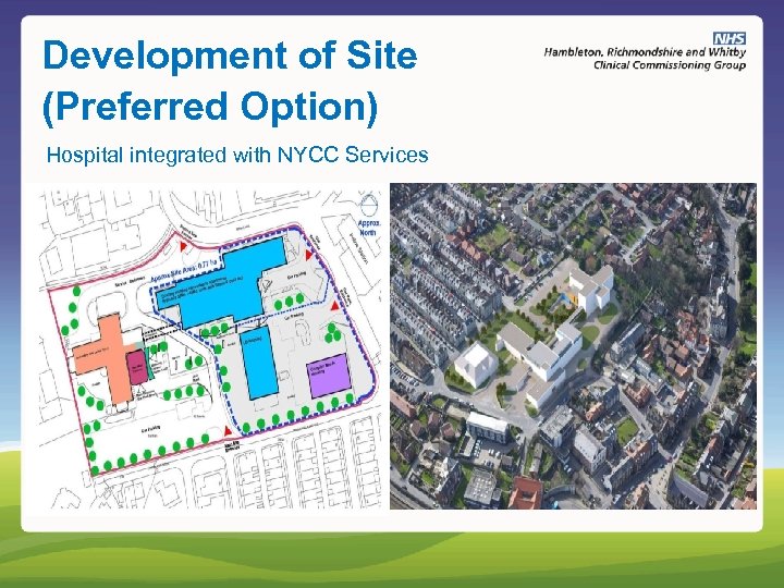 Development of Site (Preferred Option) Hospital integrated with NYCC Services 