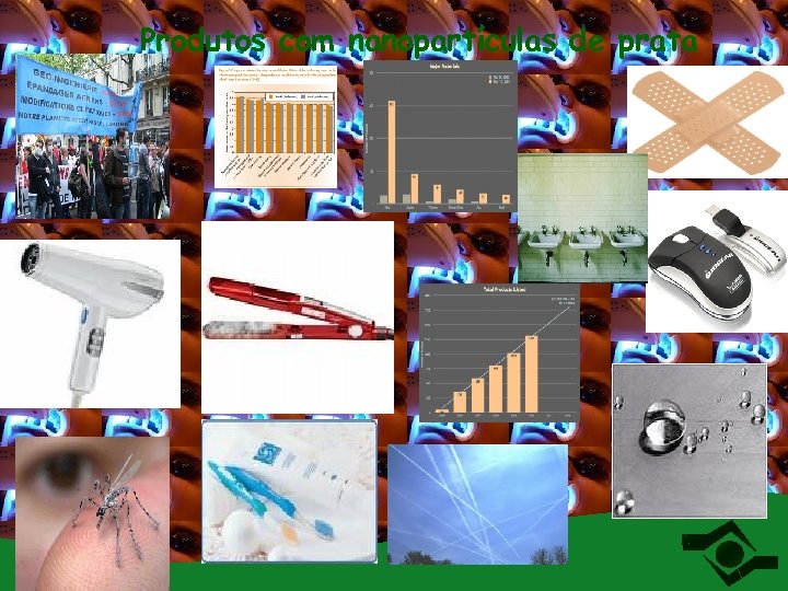 Produtos com nanopartículas de prata 