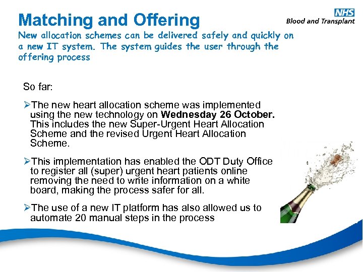 Matching and Offering New allocation schemes can be delivered safely and quickly on a