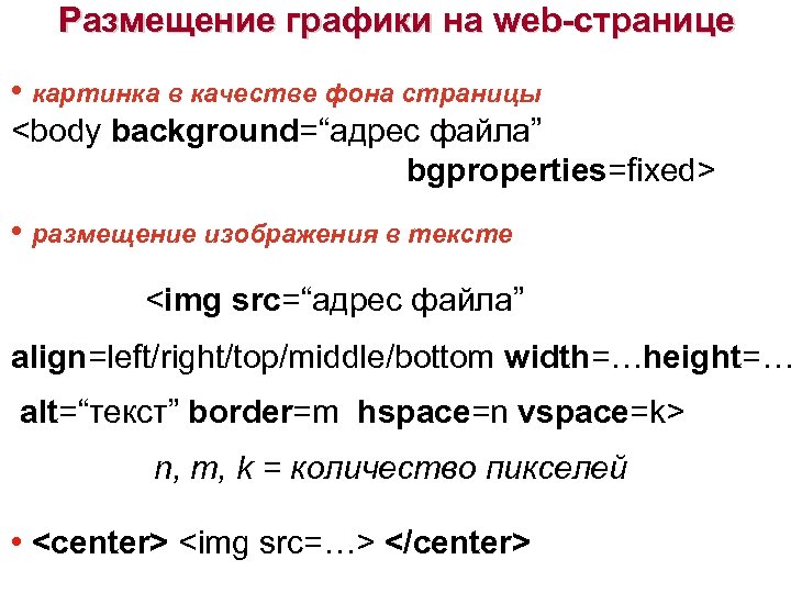 Картинка в качестве фона страницы css