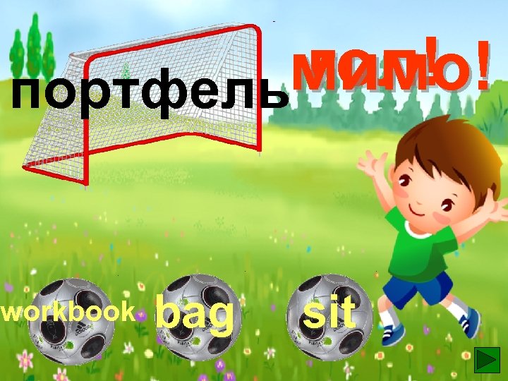 гол! мимо! портфель workbook bag sit 