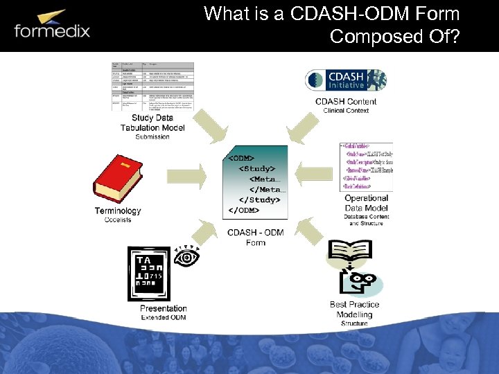 What is a CDASH-ODM Form Composed Of? 